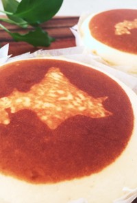 オーブントースター北海道チーズ蒸しケーキ