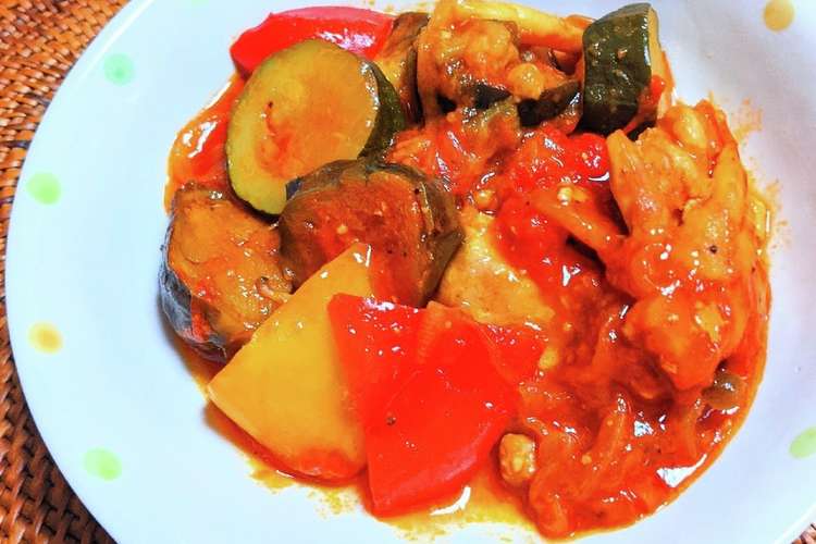 夏野菜とチキンのトマト煮込み レシピ 作り方 By 春菜食堂y クックパッド 簡単おいしいみんなのレシピが378万品