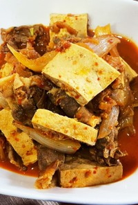 豚バラと豆腐の韓国煮