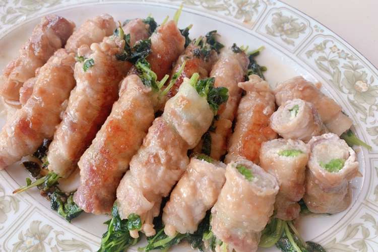 野菜いっぱい食べたい豚バラ豆苗えのき巻き レシピ 作り方 By Maimaimilk クックパッド 簡単おいしいみんなのレシピが378万品