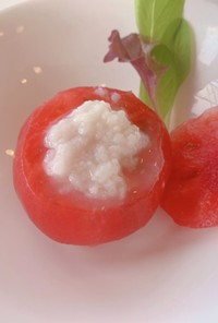 トマトのデザート(甘酒、塩麹味)
