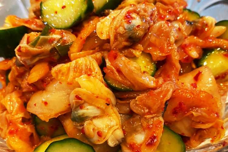 男飯 キムチ一気消費 浅蜊胡瓜ごま油和え レシピ 作り方 By Kj Style クックパッド 簡単おいしいみんなのレシピが360万品