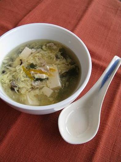さっぱり中華スープの写真