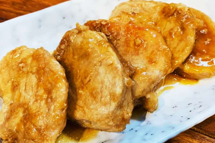 豚ヒレ肉の照り焼き レシピ 作り方 By Mint74 楽天レシピ