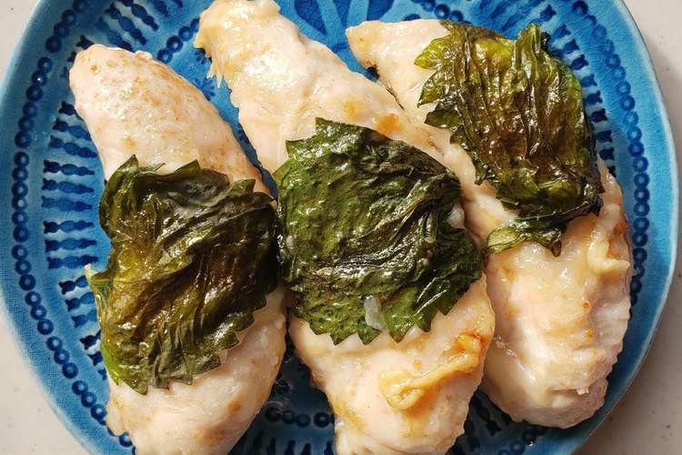 子供も喜ぶ紫蘇と鶏のささみのチーズ焼き レシピ 作り方 By みー クックパッド 簡単おいしいみんなのレシピが359万品