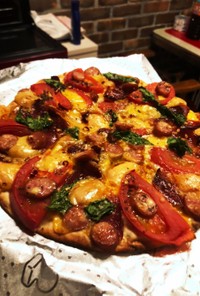 ディアボロピザ　冷蔵ピザで作れます