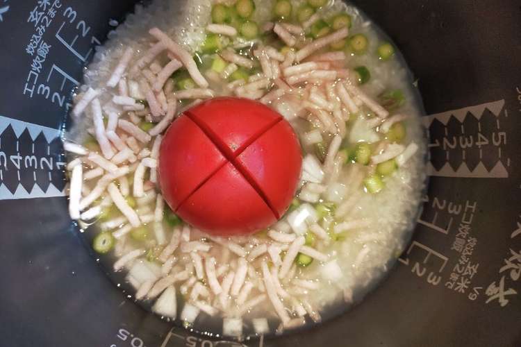 トマト炊き込みご飯 離乳食後期 完了期 レシピ 作り方 By チタタプ藤山 クックパッド 簡単おいしいみんなのレシピが360万品