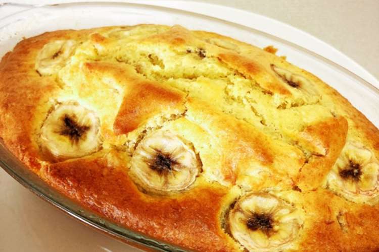 焼くまで10分 簡単しっとりバナナケーキ レシピ 作り方 By 4児男子母さんの台所 クックパッド 簡単おいしいみんなのレシピが360万品