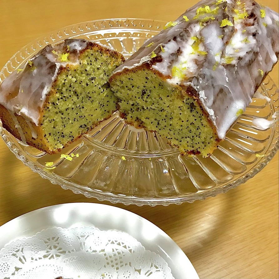 レモン香る☆ブルーポピーシードのケーキの画像