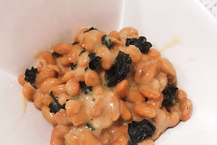 納豆のワカメ和え その1 レシピ 作り方 By けいぼう クックパッド 簡単おいしいみんなのレシピが354万品