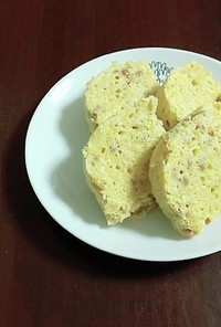 【便秘解消】納豆オートミール蒸しパン