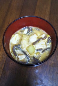 納豆汁（にんにく唐辛子入り）