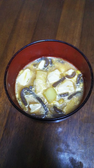 納豆汁（にんにく唐辛子入り）の写真