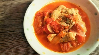 【スペイン料理】豚肉のトマト煮込みの写真