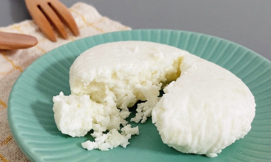 低脂肪牛乳から自家製カッテージチーズ♪の画像