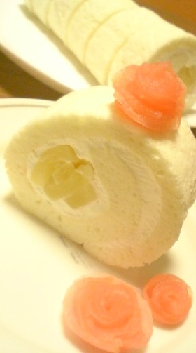 デコレーションにぴったり✿リンゴde薔薇