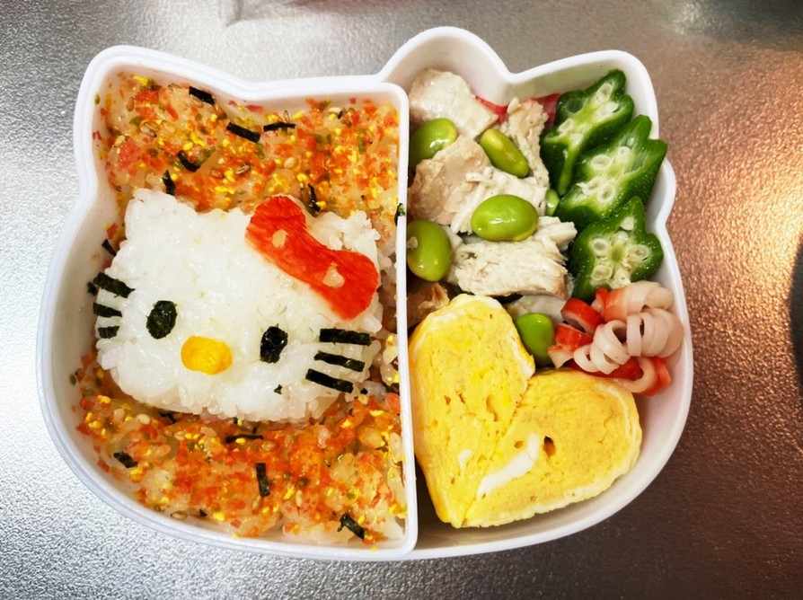 キティ　お弁当の画像