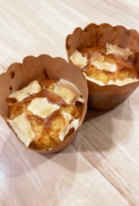 キャラメルコーンカップケーキのレシピ