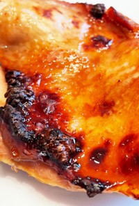 レンジで簡単、基本の鶏もも肉の照り焼き