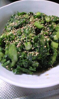 大根葉のお漬物