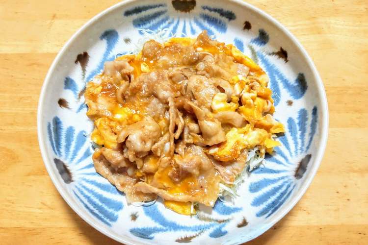 豚しょうが焼きの卵とじ トンケイ焼き レシピ 作り方 By オヤジの仕事場ゴハン クックパッド 簡単おいしいみんなのレシピが365万品