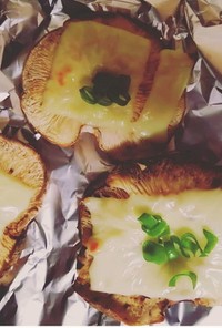 椎茸のチーズ焼き