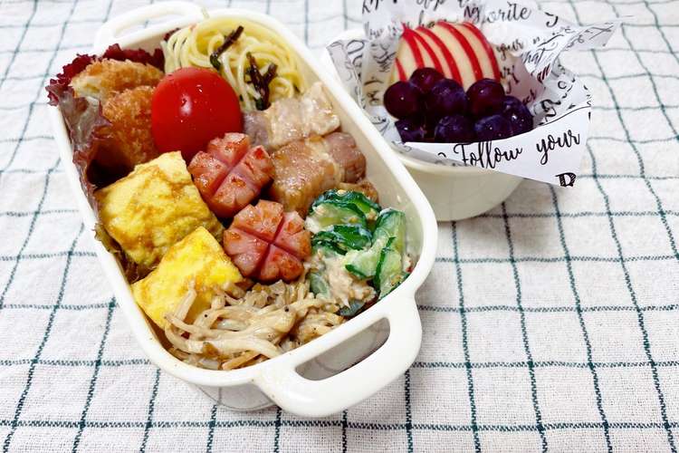 毎日のお弁当245 レシピ 作り方 By 優菜夏mama クックパッド 簡単おいしいみんなのレシピが376万品