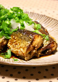 秋刀魚のピリ辛甘酢和え
