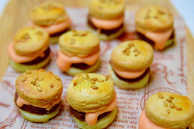 ミニ ハンバーガークッキー レシピ 作り方 By フロリダ キッチン クックパッド 簡単おいしいみんなのレシピが378万品