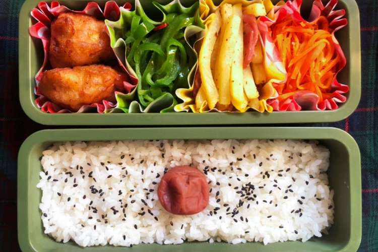 高校生弁当日記 本日も手抜き弁当編 レシピ 作り方 By ちま クックパッド 簡単おいしいみんなのレシピが355万品