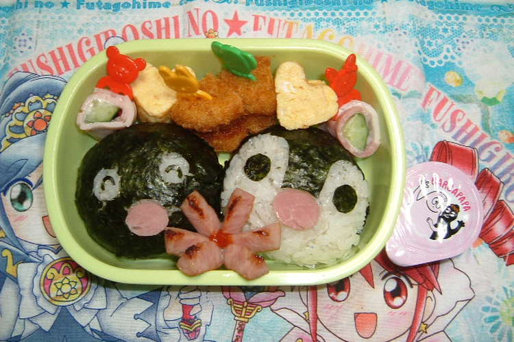 ピングーとピンガのおむすびキャラ弁 レシピ 作り方 By シナモンマフィン クックパッド 簡単おいしいみんなのレシピが359万品