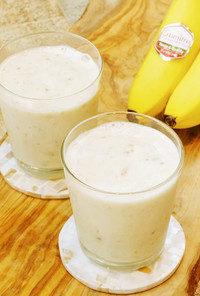 冷凍バナナと牛乳で超濃厚♥バナナジュース