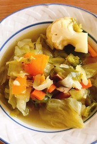 バレエご飯野菜たっぷりカレースープ