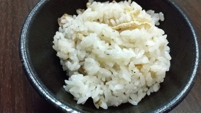 山椒ご飯(炊き込みご飯)の写真