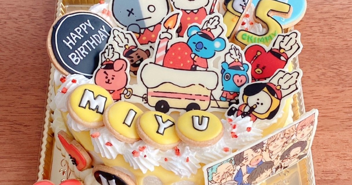 Bt21キャラケーキ Bts レシピ 作り方 By ピクとも クックパッド 簡単おいしいみんなのレシピが366万品