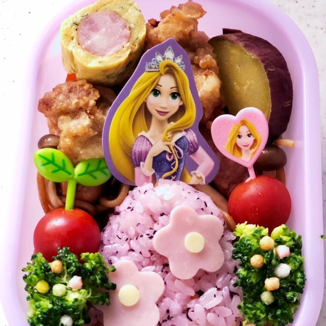 簡単ラプンツェルのドレス弁当 キャラ弁 レシピ 作り方 By サイチョン クックパッド 簡単おいしいみんなのレシピが379万品