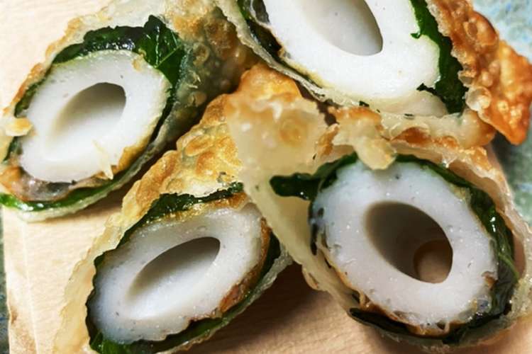 余った餃子の皮と竹輪でお弁当やおつまみ レシピ 作り方 By 旬旬旬 クックパッド 簡単おいしいみんなのレシピが364万品