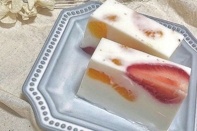 簡単 フルーツ牛乳寒天 レシピ 作り方 By Na Gi クックパッド 簡単おいしいみんなのレシピが365万品