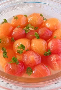 簡単☆冷凍プチトマトでお酢マリネ