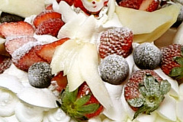 クリスマスジャンボケーキ 07 レシピ 作り方 By ｓｙｕｎ ｍａｍａ クックパッド