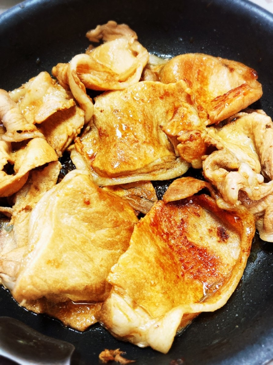 豚肉の生姜焼きの画像