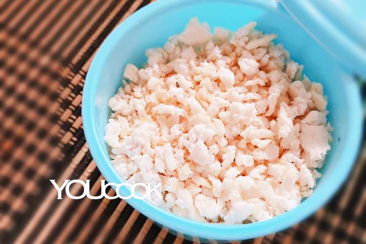 犬用 ささみふりかけ レシピ 作り方 By Youクック クックパッド 簡単おいしいみんなのレシピが360万品