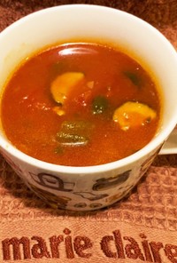 夏野菜満載ガンボスープ
