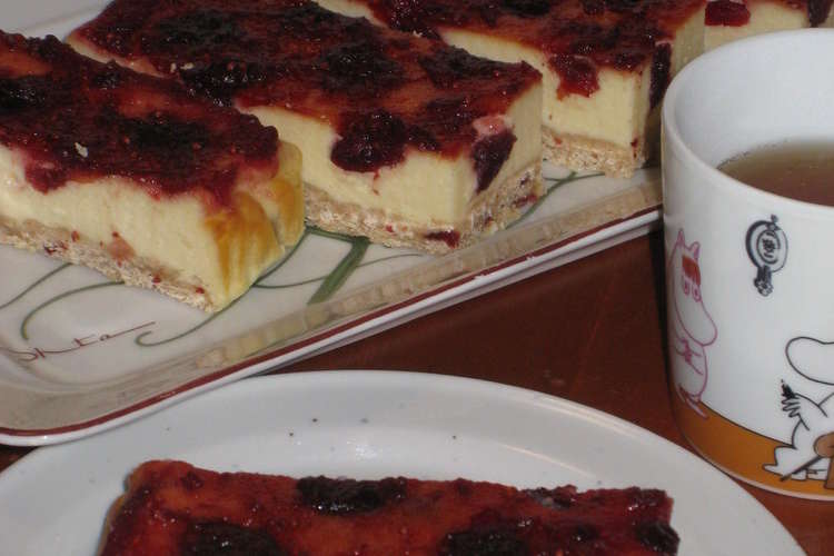 シナモン風味 クランベリーチーズケーキ レシピ 作り方 By 海 砂 クックパッド 簡単おいしいみんなのレシピが355万品