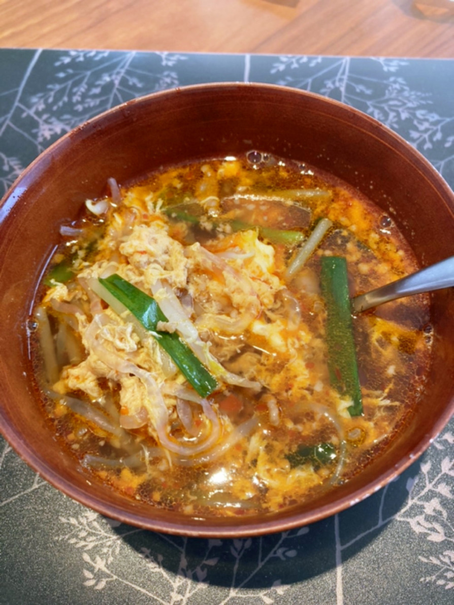 ダンナが呑み後に好きな韓国風スープの画像