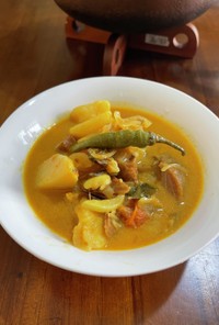 Dry fish curry 