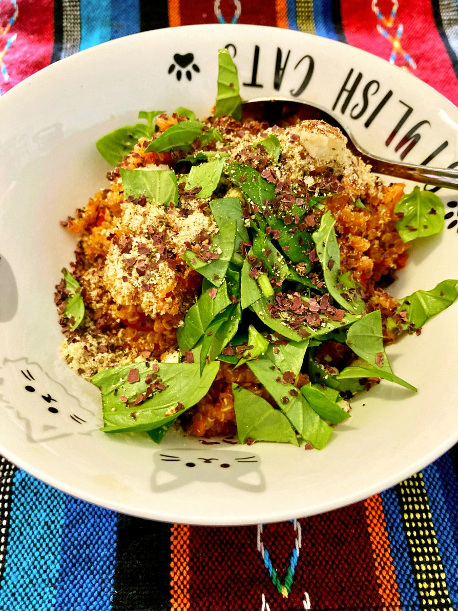 ガーリックチーズキヌアのレシピ