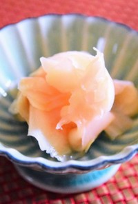 さっぱり新生姜の甘酢漬け♡寿司屋のガリ