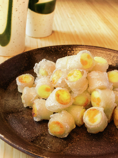 モッチリとろ〜り！枝豆風味の簡単おつまみの画像