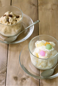 簡単♪手作りアイスクリーム／飴で味変♪